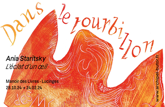 Affiche exposition Ania Staritsky, "L’éclat d’un œil"
