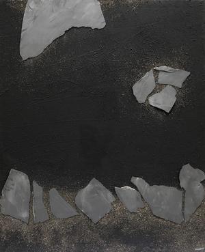 Affiche exposition Bernard Alligand, "Islande et livres d'artiste"