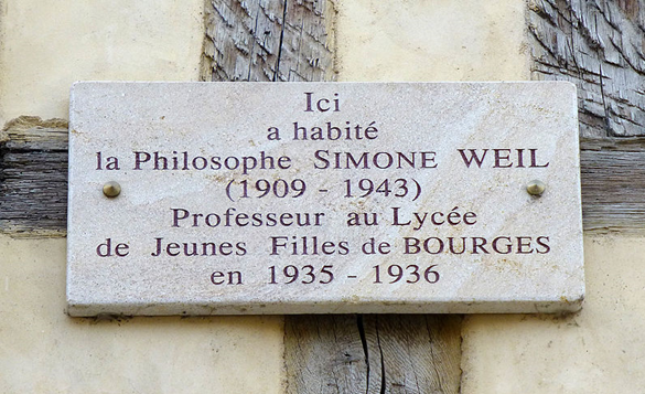 simone weil plaque 600